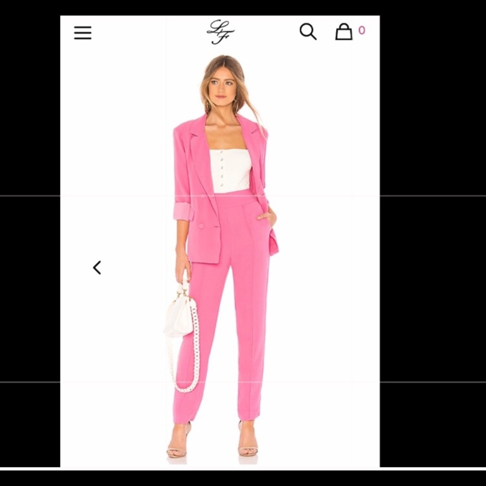 Lovers + Friends Giada Blazer + Pants Sz S NWOT